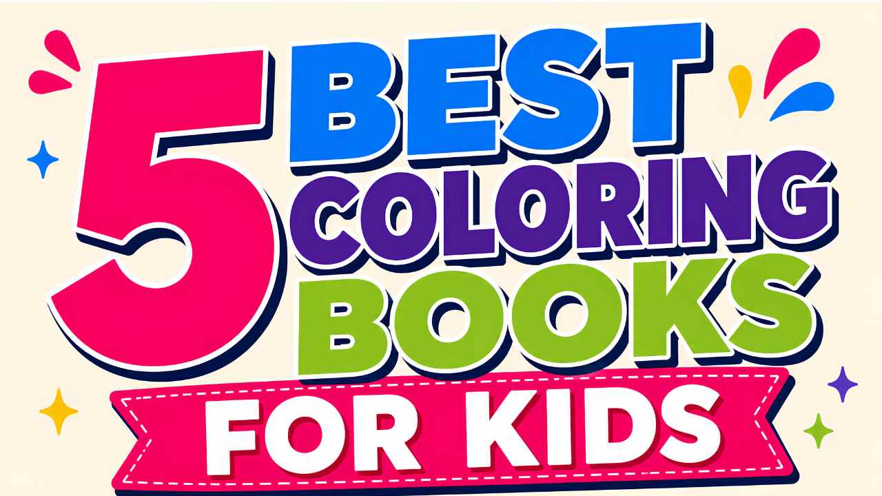 Five Hindu coloring books for kids featuring Krishna, Hanuman, Ganesh, Rama, and Hindu gods