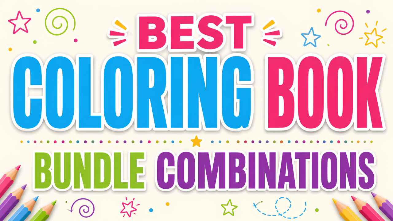 Coloring book bundle gift ideas with Krishna, Hanuman, Ganesh, Rama, and Hindu Gods books