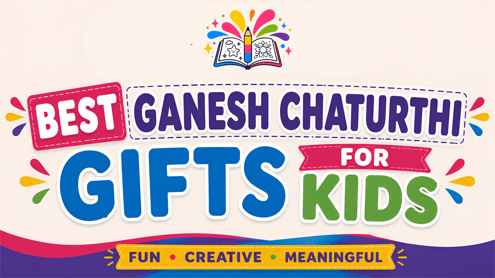 Ganesh Chaturthi coloring activities and gifts for kids