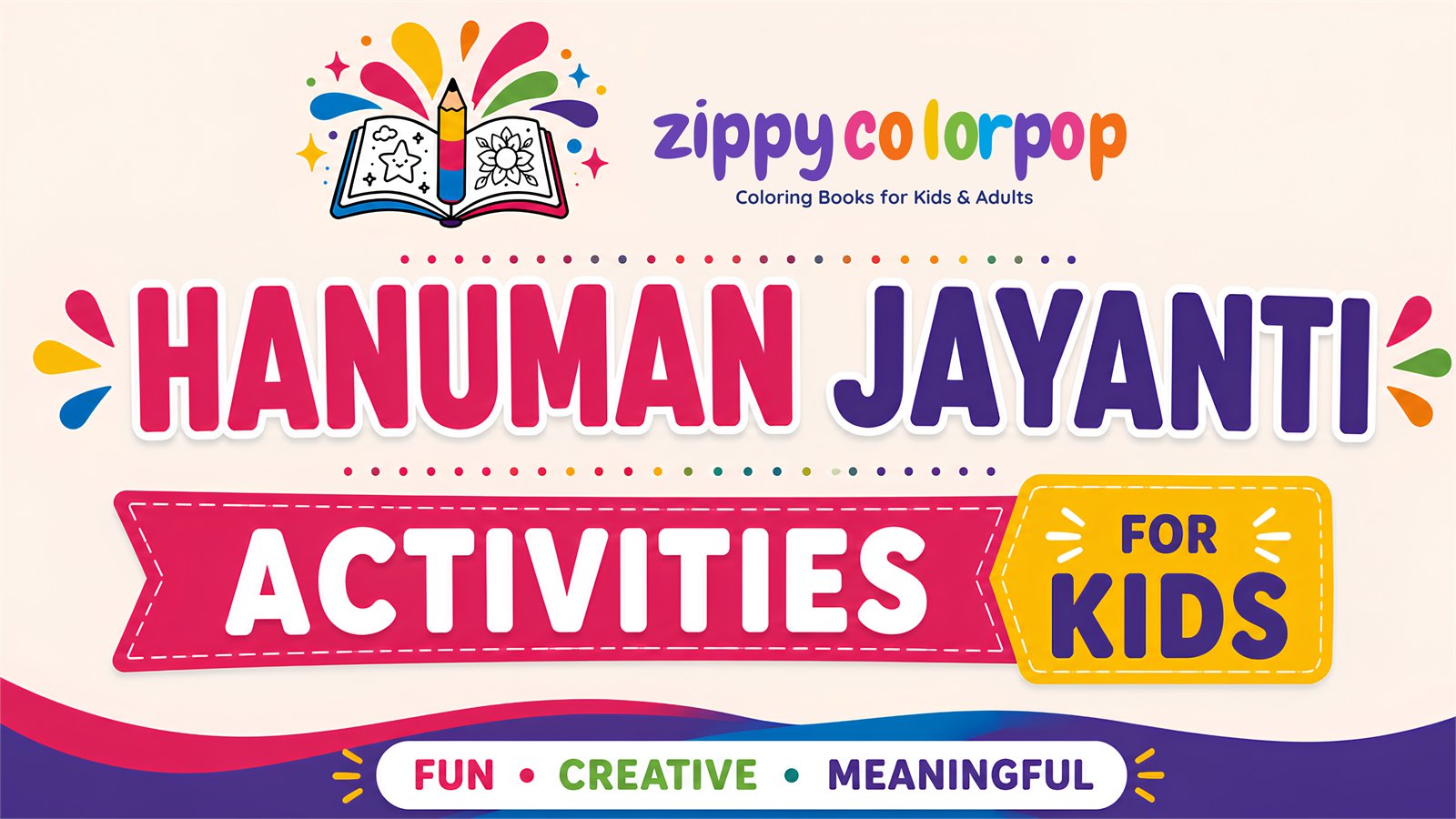 Hanuman Jayanti coloring activities and gifts for kids