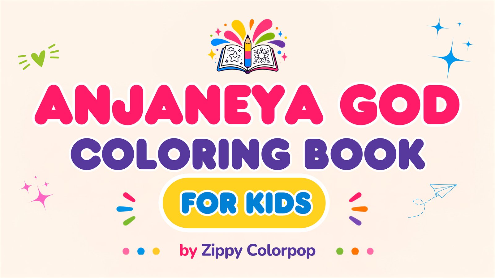Hanuman Ji coloring book for kids and screen-free activity gift