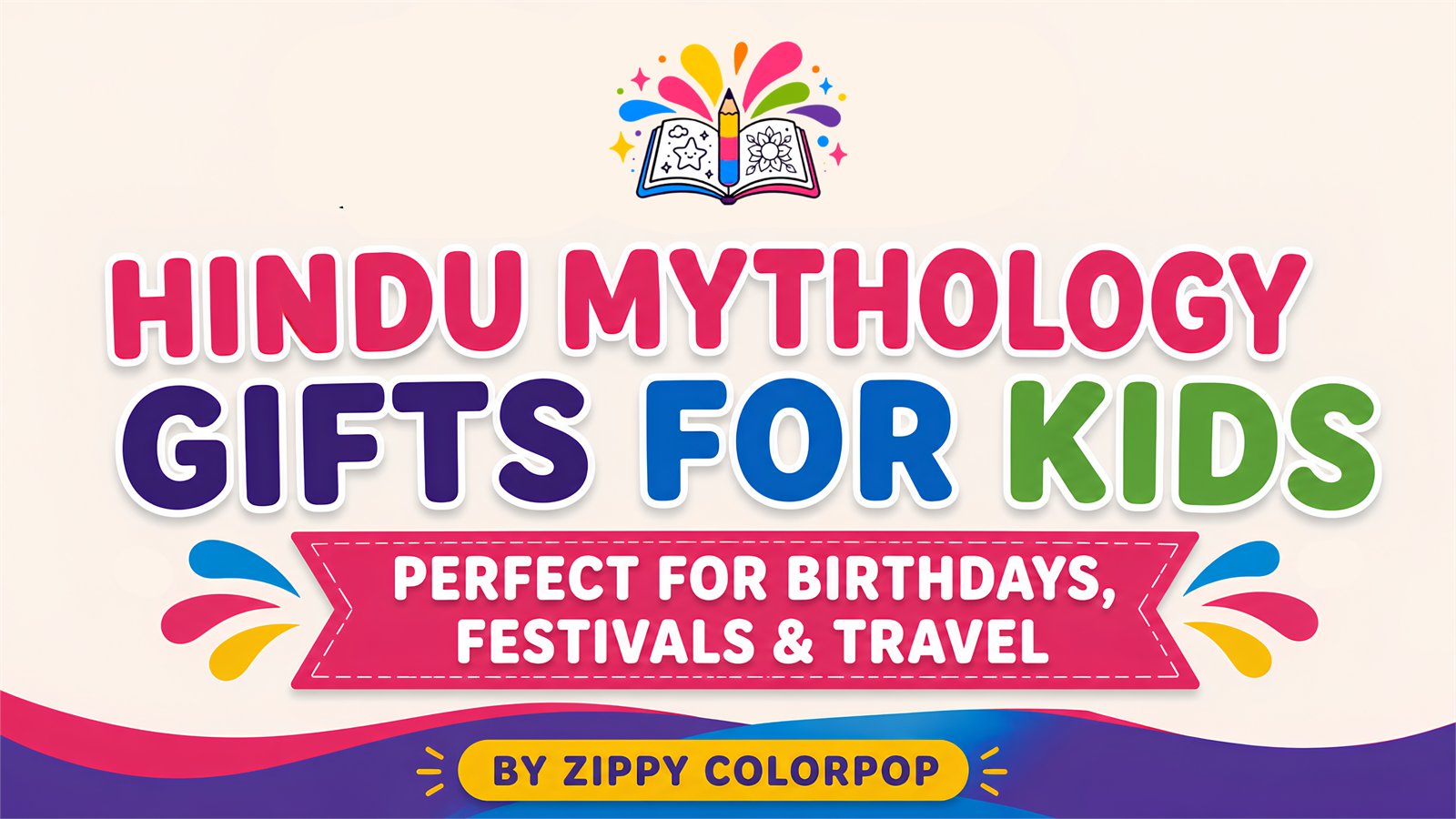 Hindu mythology coloring books and gifts for kids ages 4 to 12