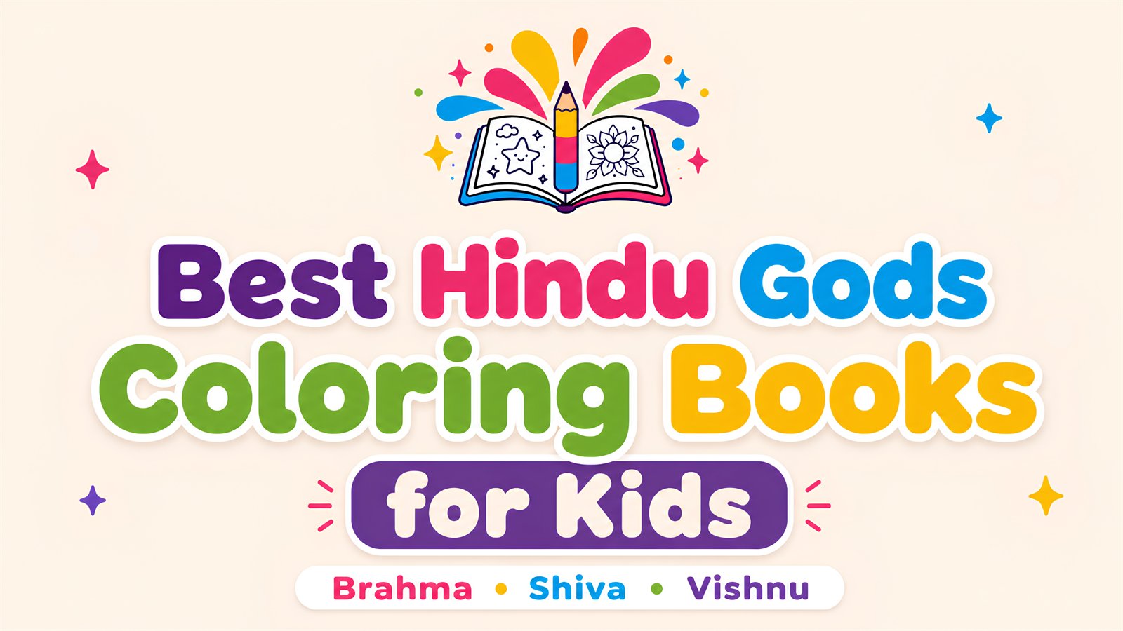 Indian gods coloring book guide for parents