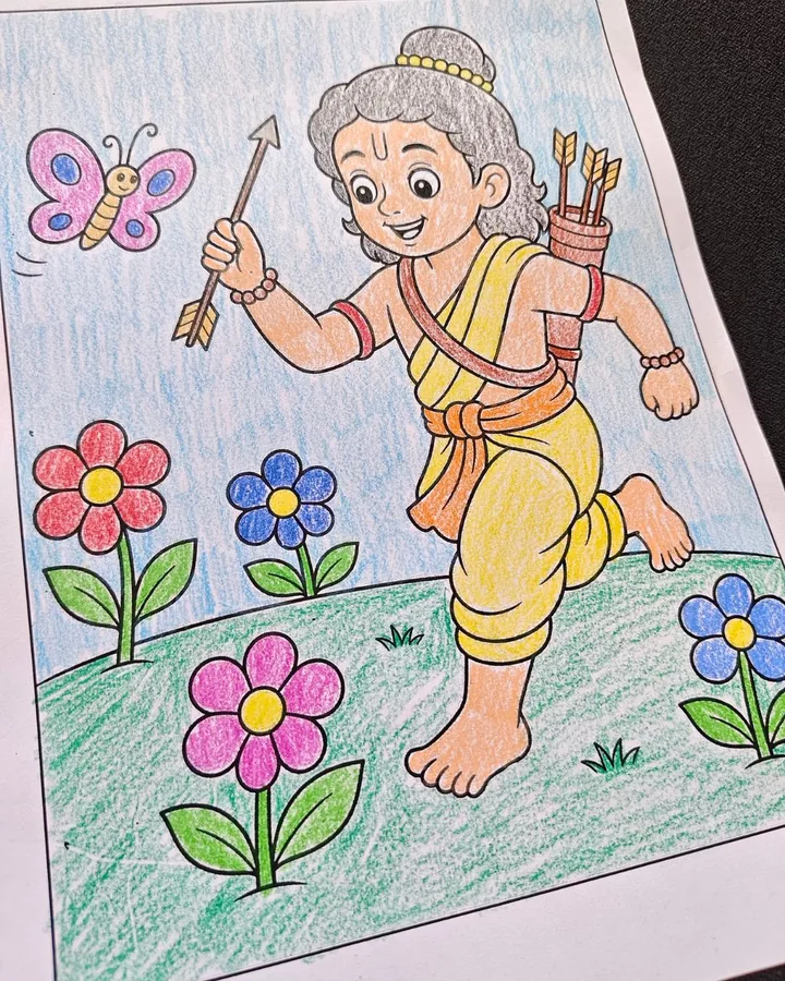 Which Book Should You Send? - Lord Rama coloring book gift idea for kids