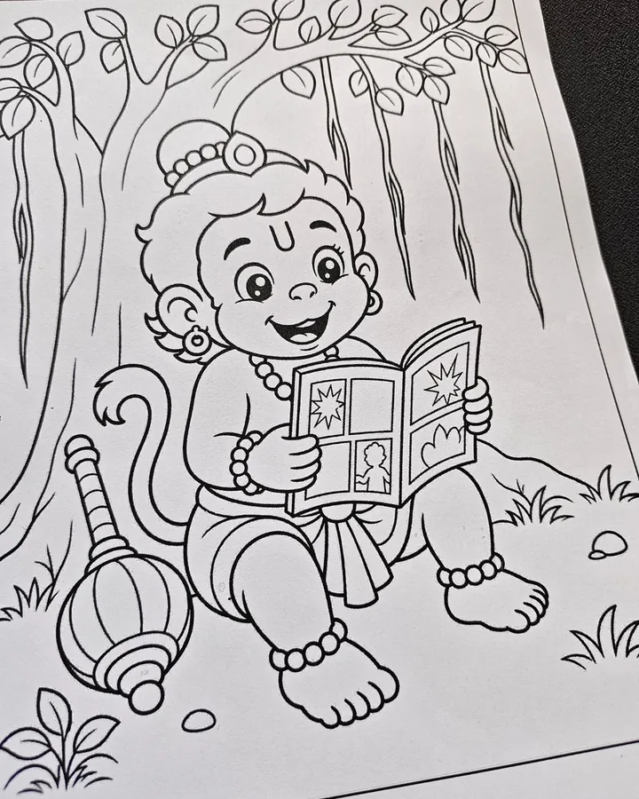 What Should You Look for in Kids Coloring Books on Amazon? - Hindu coloring book set for online buyers