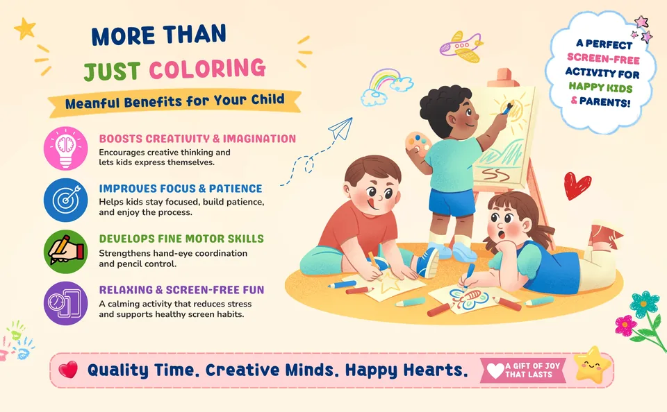 Hindu Gods coloring book for screen-free creative fun