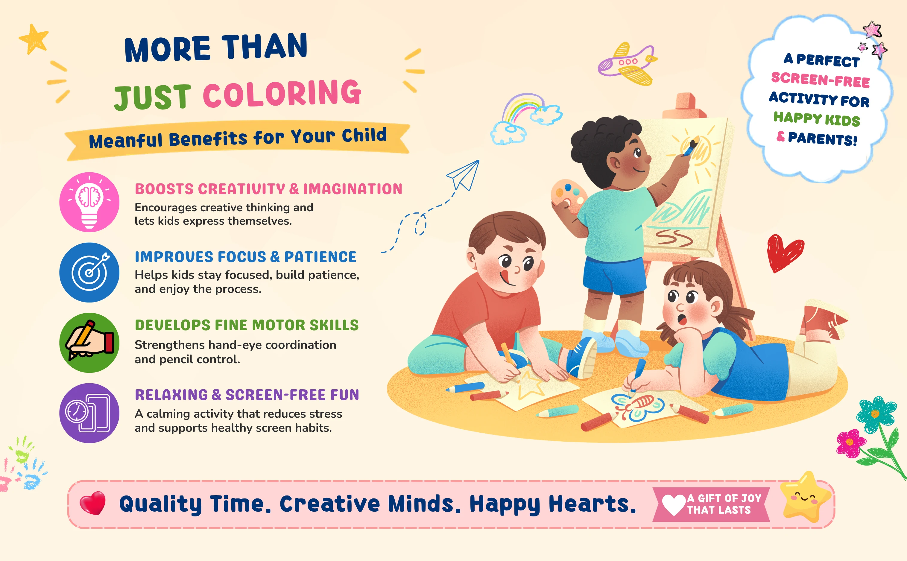 Indian gods coloring book benefits for creativity and screen-free fun